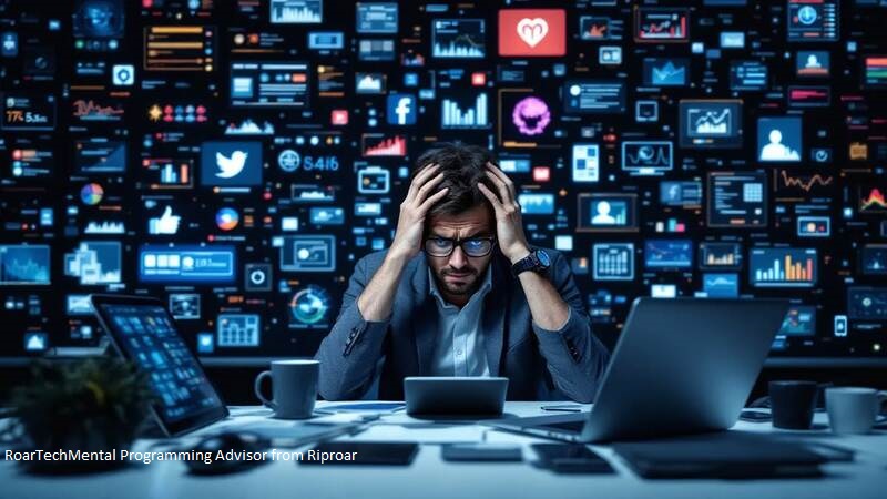RoarTechMental Programming Advisor from Riproar helping a tech professional improve focus, reduce burnout, and increase productivity.